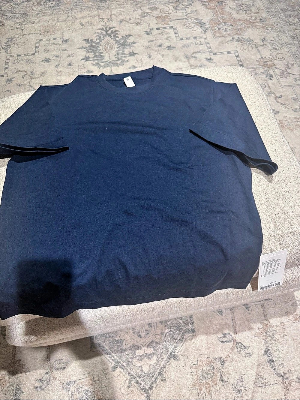 Lululemon Fundamental T-Shirt Short Sleeve Athletic Tee in Blue Size Small